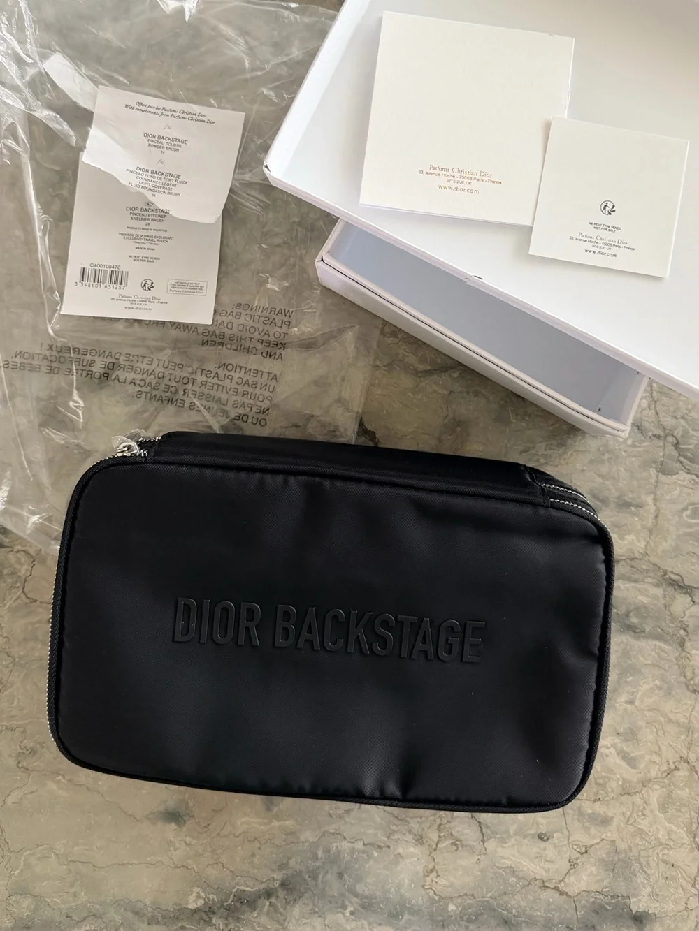 DIOR Beauty VIP Gift Makeup Brush Set Four 4-piece Case/Gift Box
